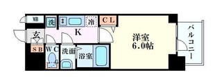 プレサンス松屋町ヴェルデスの物件間取画像